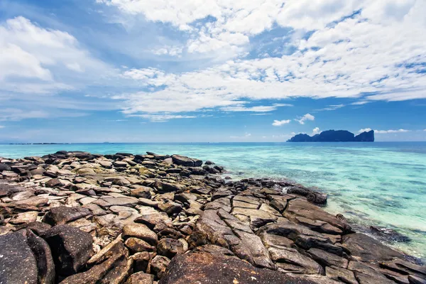 Spiaggia tropicale esotica. — Foto Stock