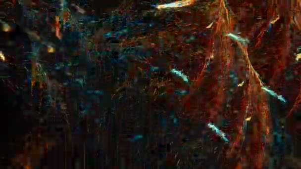 Абстрактный фрактальный фон — стоковое видео