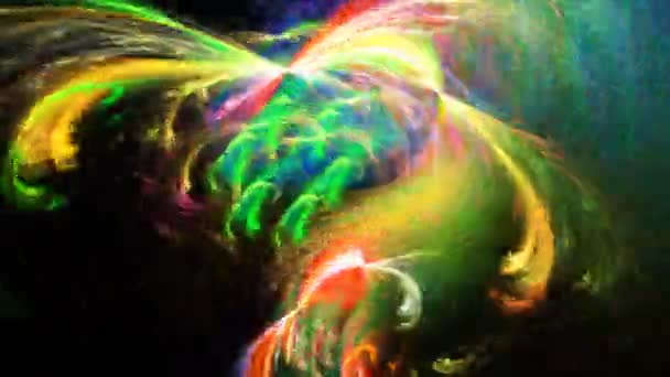 Abstracte fractal achtergrond — Stockvideo