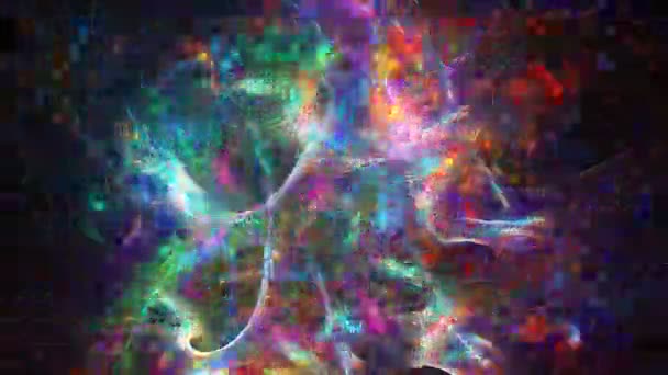 Abstracte fractal achtergrond — Stockvideo