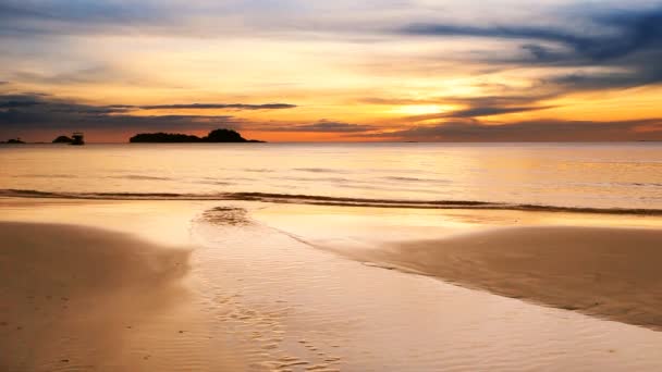 Atardecer tropical — Vídeos de Stock