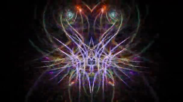 Abstracte fractal achtergrond — Stockvideo