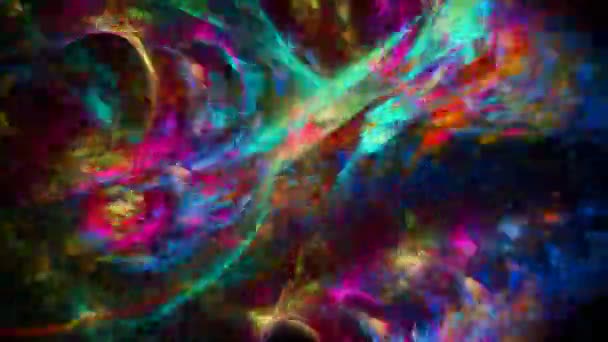 Абстрактный фрактальный фон — стоковое видео