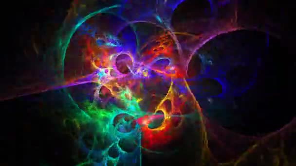 Abstracte fractal achtergrond — Stockvideo