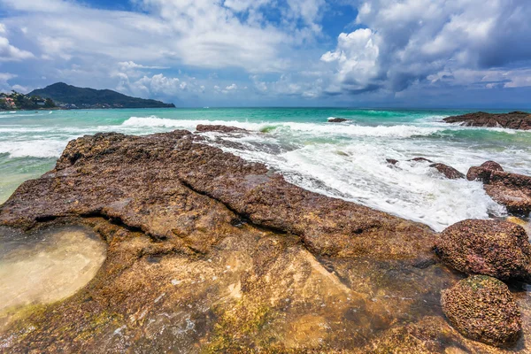 Exotisk tropisk strand. — Stockfoto