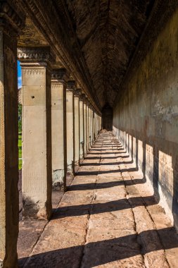 Antik koridor vasıl angkor wat