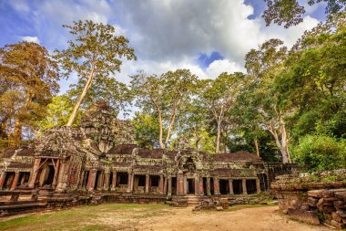 Antik khmer Budist tapınağı angkor wat kompleksi içinde