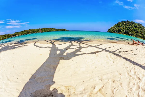 Spiaggia tropicale esotica. — Foto Stock