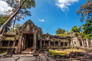 Antik khmer Budist tapınağı angkor wat kompleksi içinde