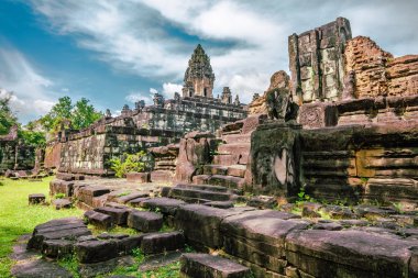 Antik khmer Budist tapınağı angkor wat kompleksi içinde