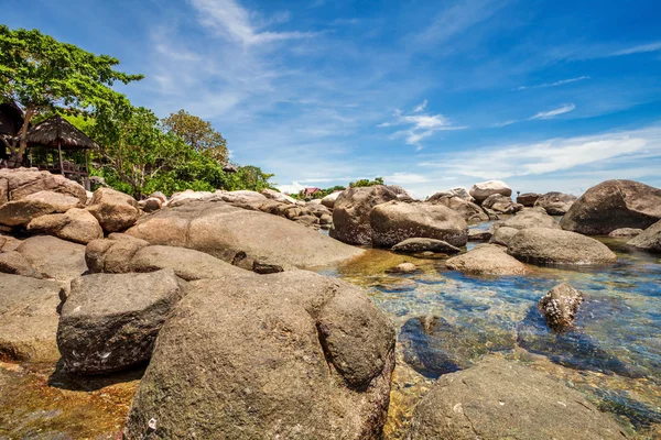 Spiaggia tropicale esotica. — Foto Stock