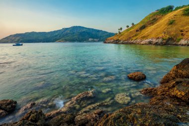 Egzotik tropikal plaj.