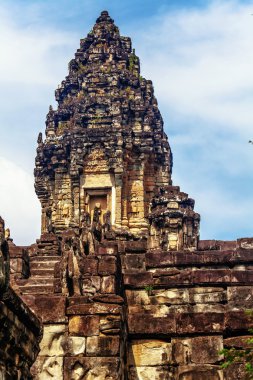 Antik khmer Budist tapınağı angkor wat kompleksi içinde