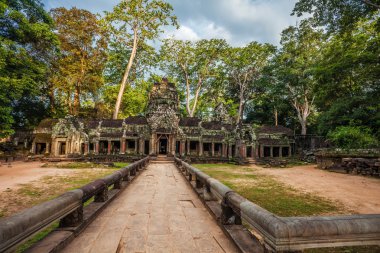 Antik khmer Budist tapınağı angkor wat kompleksi içinde