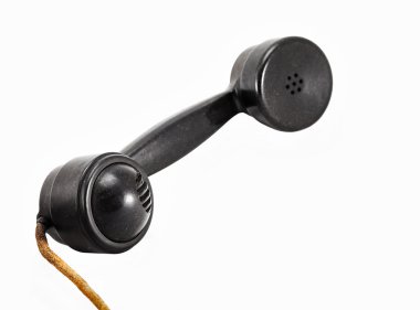 siyah vintage telefon yakışıklı
