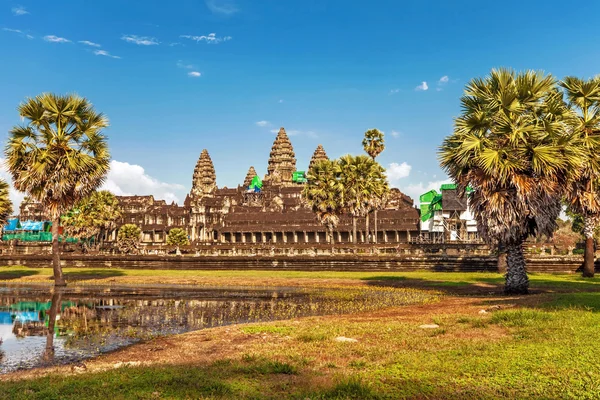 Templo de wat angkor — Fotografia de Stock