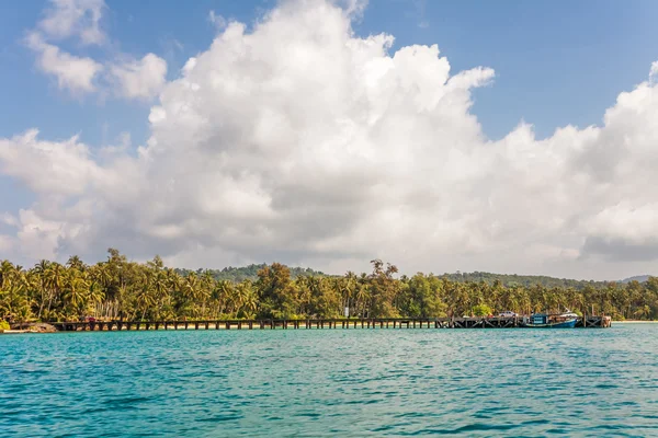 Tropikalne morze panorama — Zdjęcie stockowe