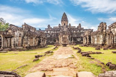 Antik khmer Budist tapınağı angkor wat kompleksi içinde
