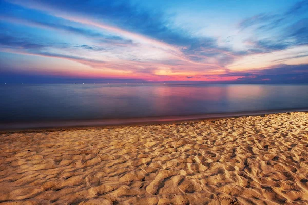 Strand bei Sonnenuntergang — Stockfoto