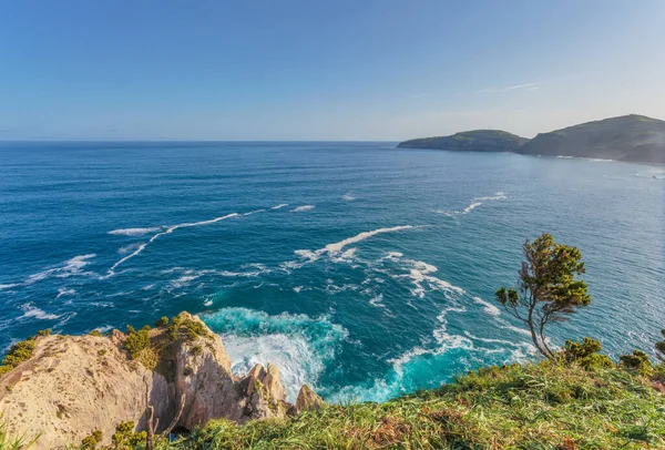 Increíble Vista Océano Atlántico Con Rocas Isla Sao Miguel Azores —  Fotos de Stock