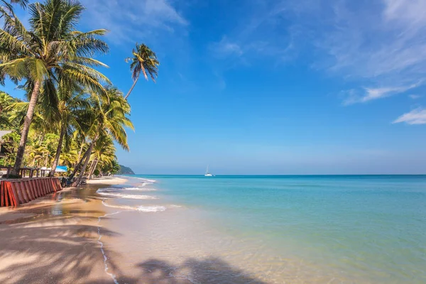 Spiaggia Sabbia Bianca Sull Isola Koh Chang Tailandia — Foto Stock