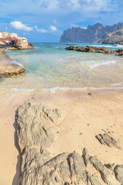 美丽的海滩和海湾在卡拉圣维森特 马洛卡 巴利阿里群岛 西班牙 — 图库照片