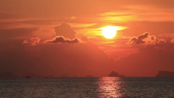 夕日と海 — ストック動画