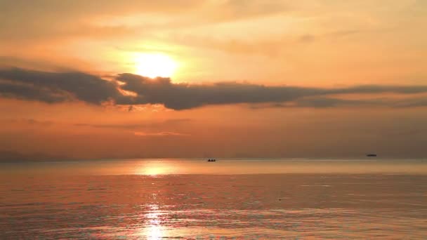 Tramonto e mare — Video Stock