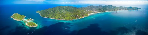 Letecký Pohled Tropické Ostrovy — Stock fotografie