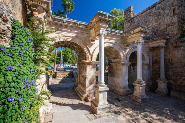 Hadrian\'s Gate in old city of Antalya
