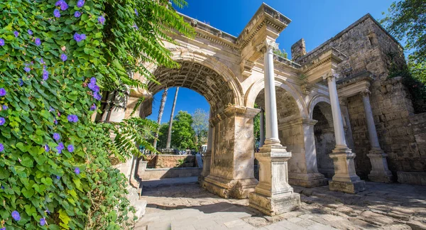 Hadrian\'s Gate in old city of Antalya