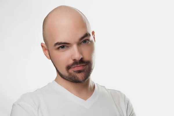 Bald man model — Stock Photo, Image