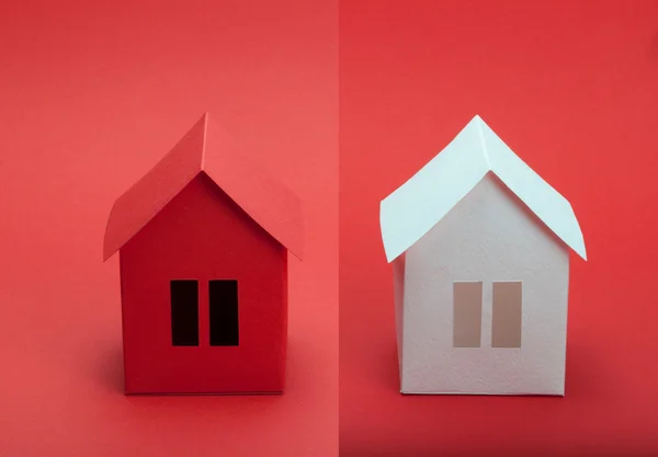 Paper houses — Stock Photo, Image