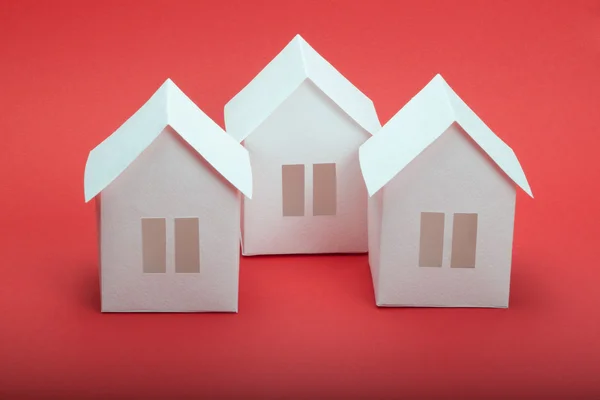 Paper houses — Stock Photo, Image