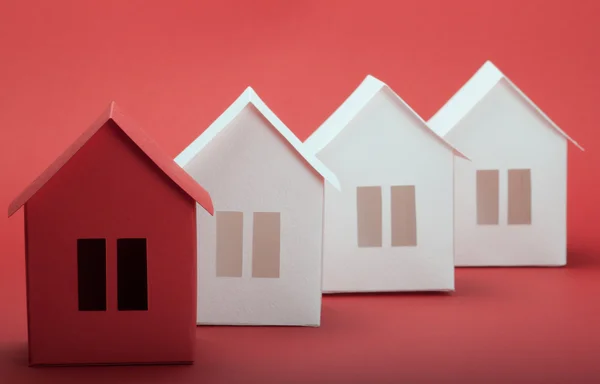 Paper houses — Stock Photo, Image