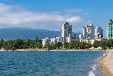 Kanada 'da Vancouver' ın yaz manzarası