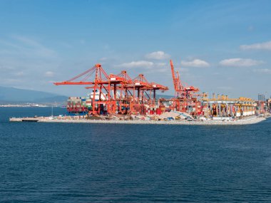 Kanada 'da Vancouver' ın yaz manzarası