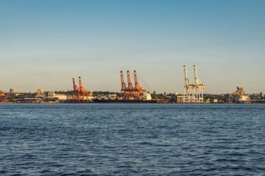 Kanada 'da Vancouver' ın yaz manzarası