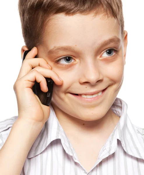 Boyl, hablando por teléfono. — Foto de Stock