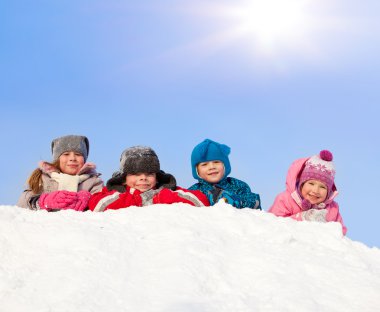winter Park mutlu çocuk