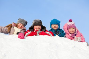 winter Park mutlu çocuk
