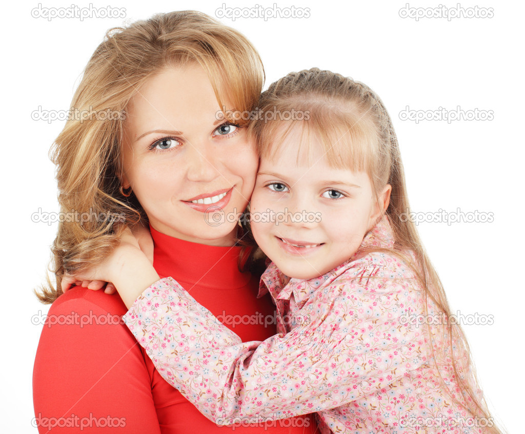 Mother with daughter