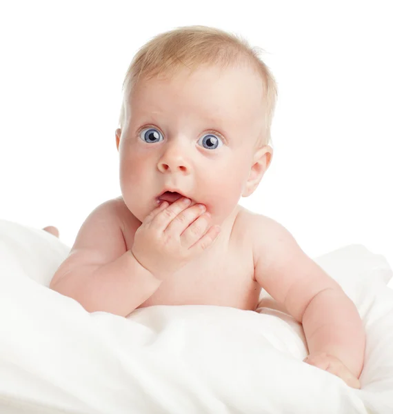 Surprised baby — Stock Photo, Image