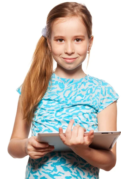 Child with a Tablet PC Royalty Free Stock Photos