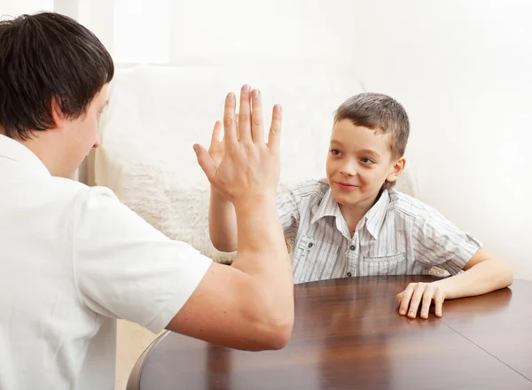 Vater mit Sohn — Stockfoto