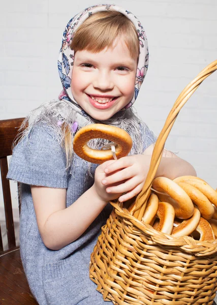 Bambino rurale — Foto Stock