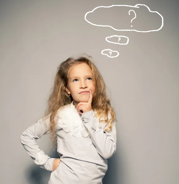 Thinking child — Stock Photo, Image