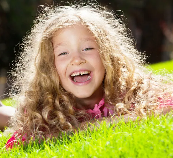 Girl at summer — Stock Photo, Image