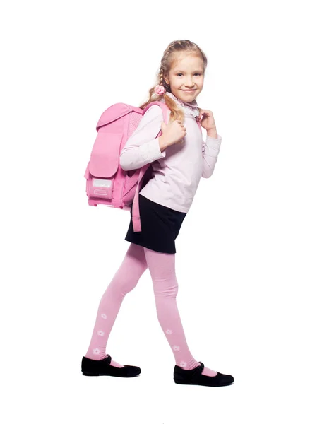 Child with schoolbag — Stock Photo, Image