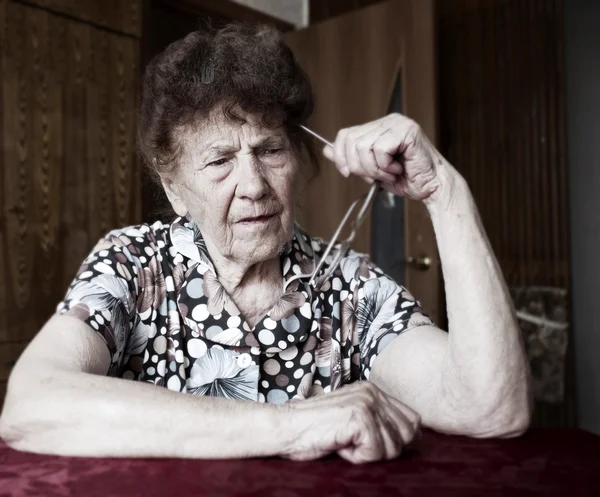 Old woman — Stock Photo, Image